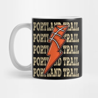 Funny Sports Portland Trail Proud Name Basketball Classic Mug